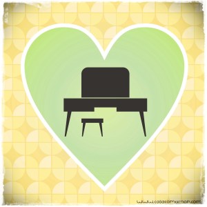 oração - penteadeira