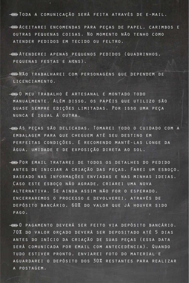 observacoes pedidos segundo semestre